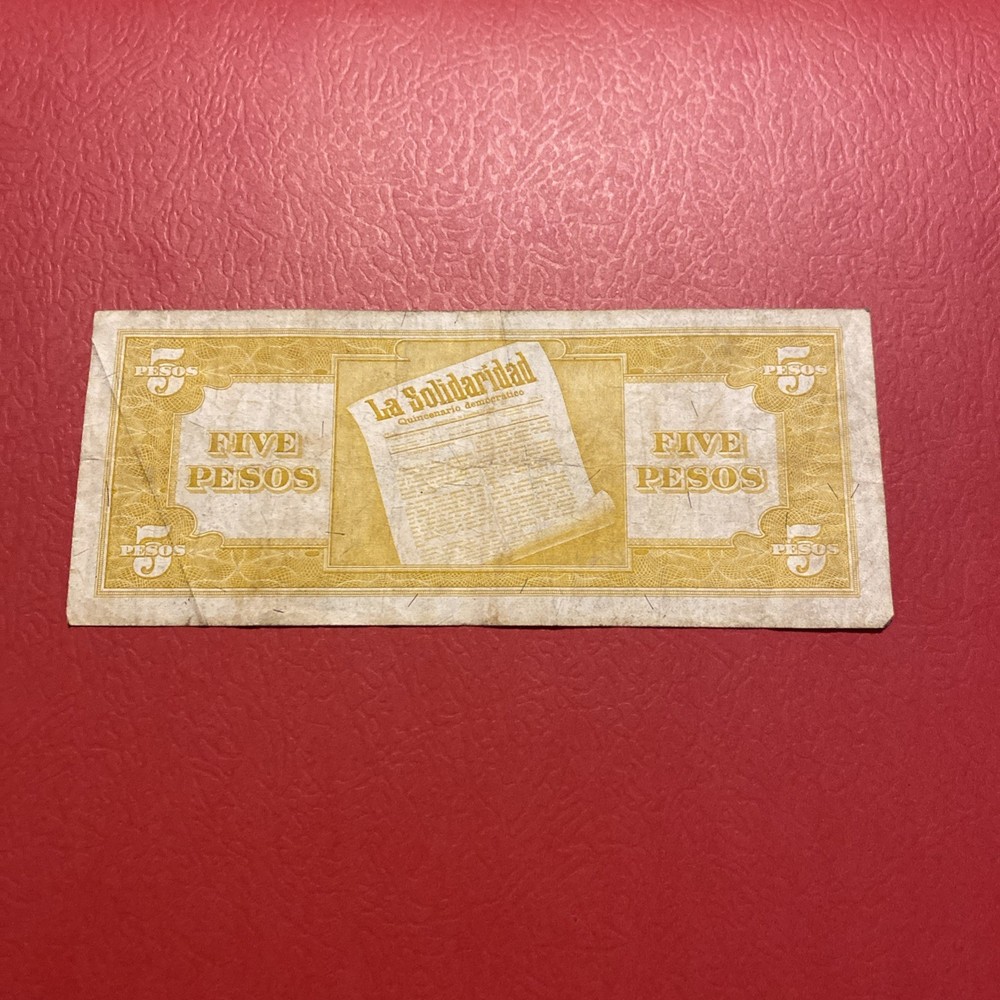 Philippines- 5 Pesos-1949