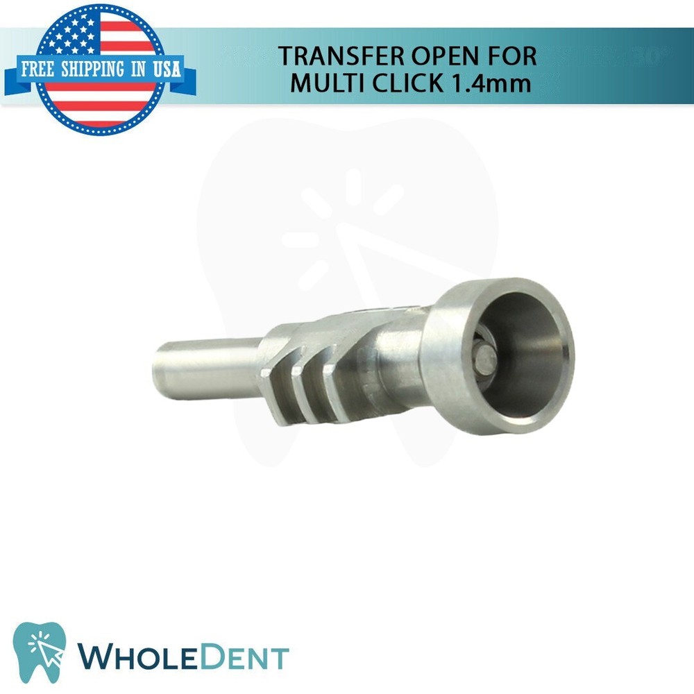 1X Impression Coping Open Tray Transfer For Multi Unit 1.4mm System Abutment