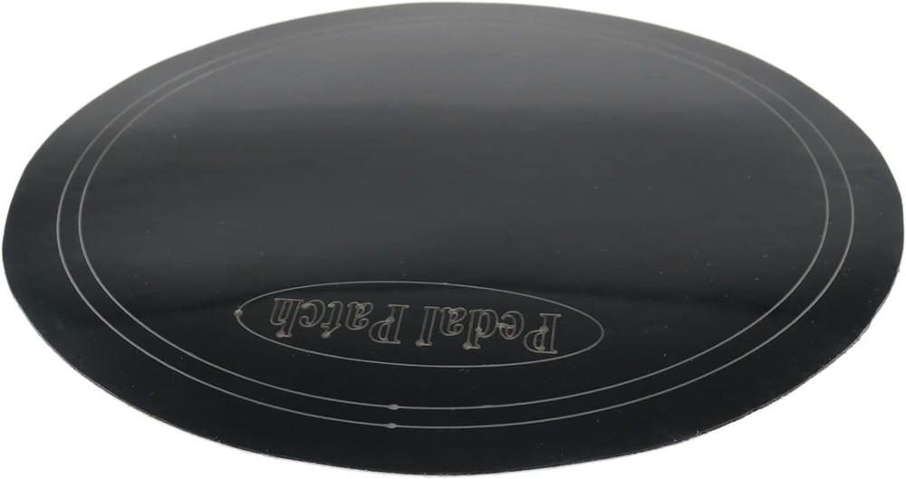 E-outstanding 2PCS Black Single Pedal Patch Self-Adhesive Drumhead Patch...