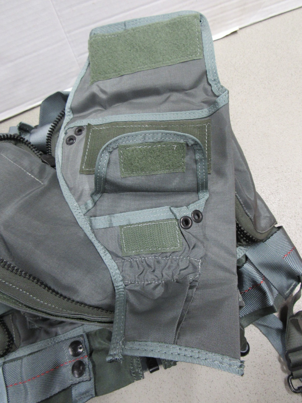 US Navy USMC Aircrew Pilot Survival Vest SV-2B w/ Holster & Knife Sheath NOS