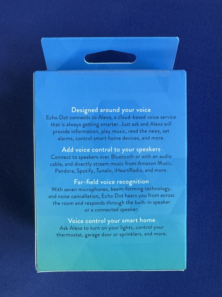 Amazon Echo Dot Smart Speaker 2nd Generation • Black • BRAND NEW, SEALED