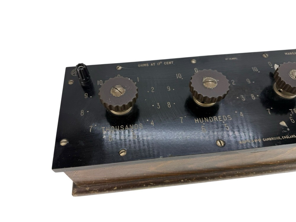 Vintage PYE Decade Resistance box