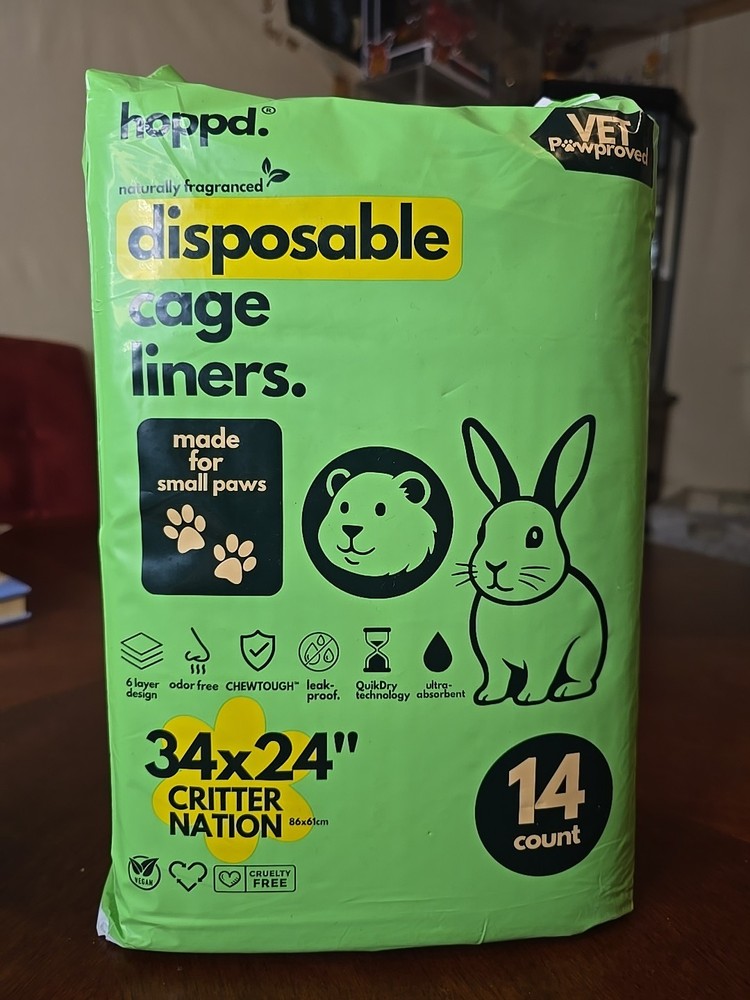 Hoppd Disposable Cage Liners For Critters