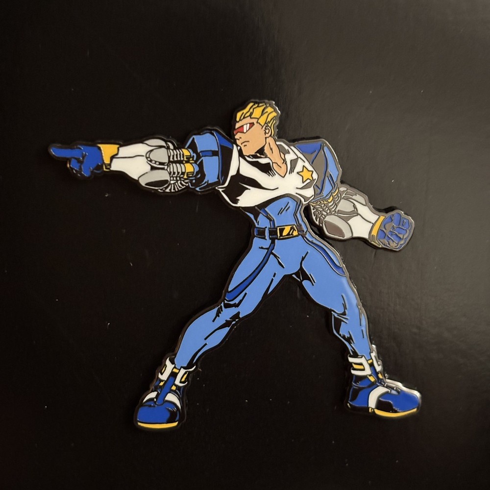 Official Marvel VS Capcom Captain Commando Limited Edition Enamel Pin UDON New