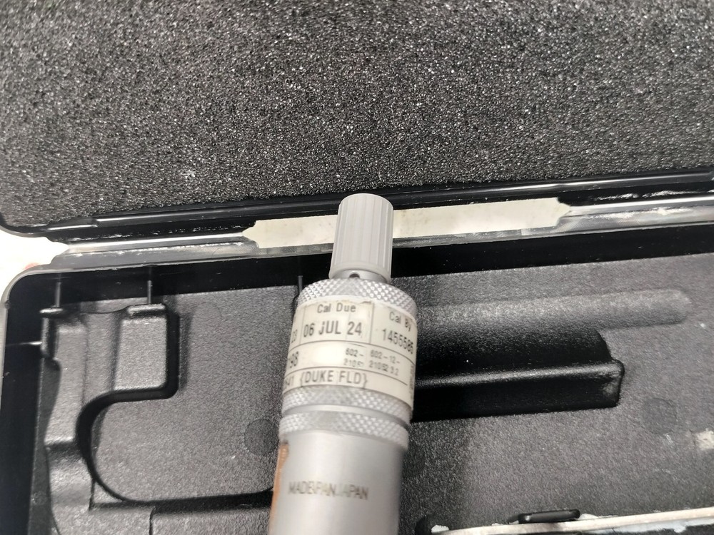 Mitutoyo 25-50mm Micrometer with Case