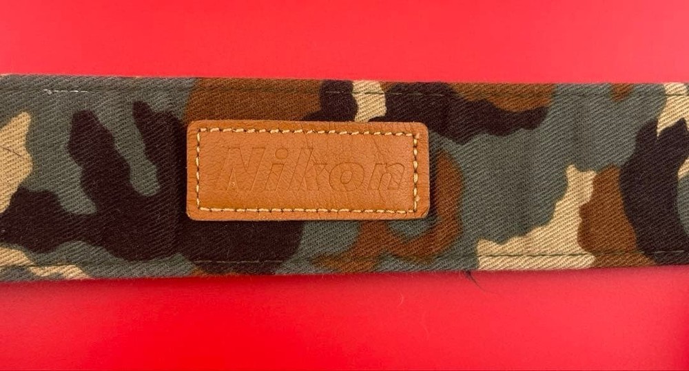 Nikon Camera Strap Camouflage Pattern Original From Japan