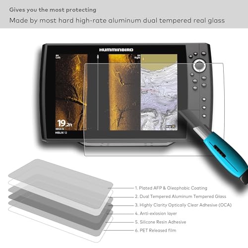 Premium Tempered Glass Screen Protector designed for Helix 12 - Matte