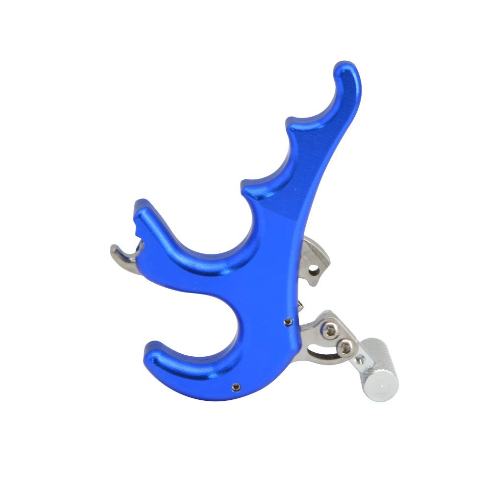 Archery Compound Bow Release Aid Thumb Bow Release Trigger 4 Fingers for Comp...