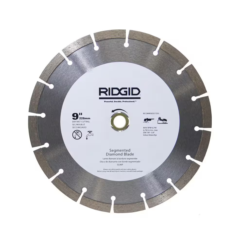 9 In. Segmented Diamond Blade