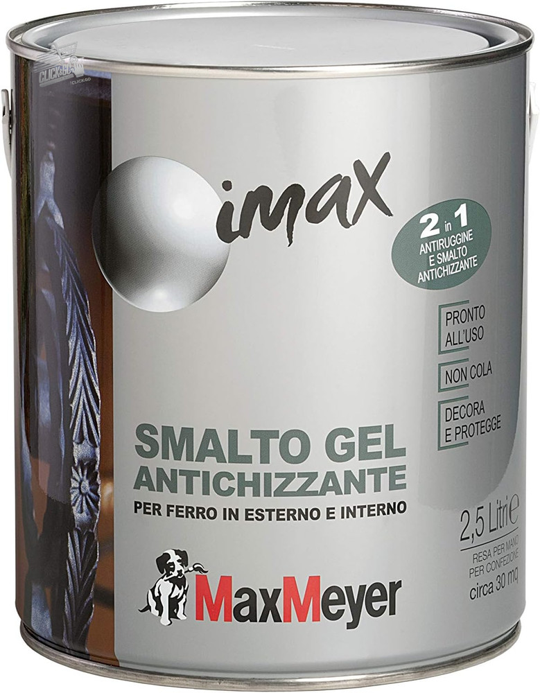 Antiquizing Solvent Anti-Rust Iron Enamel ANTHRACITE 2.5L
