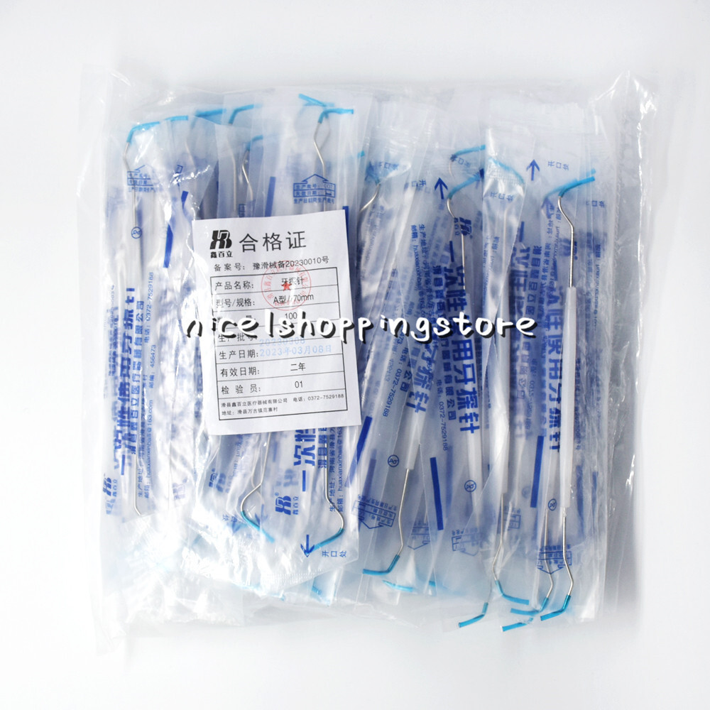 500 Pcs Disposable Dental Basic Instrument Probe Explorer Aseptic Packaging