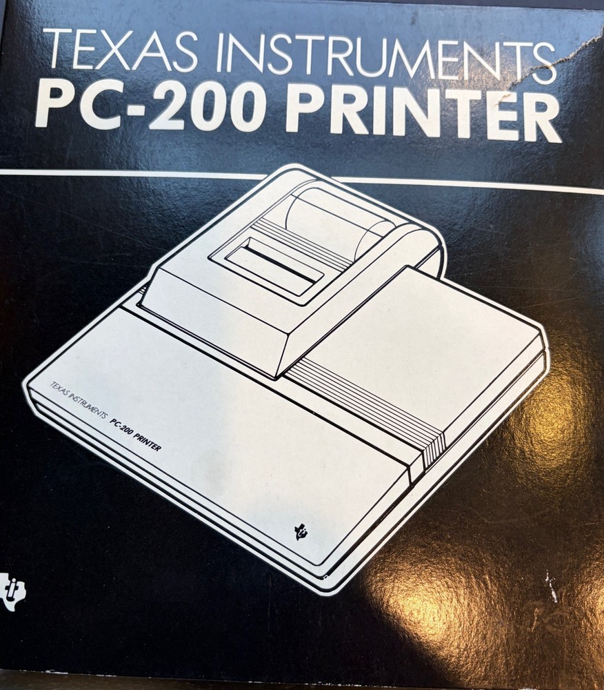 Texas Instruments PC-200 Thermal Printer Circa 1985 NIB