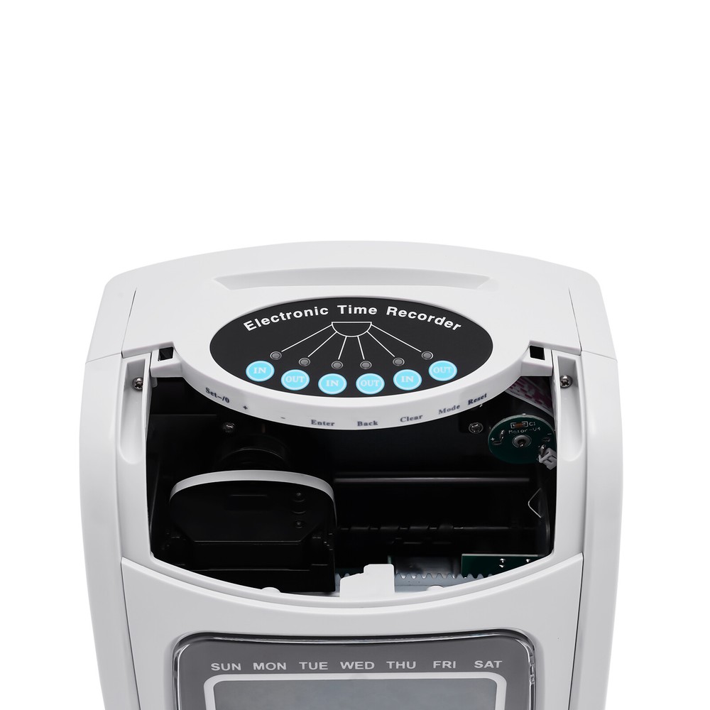 Pyramid Time System Model – Attendance Clock with LCD Display and Alerts