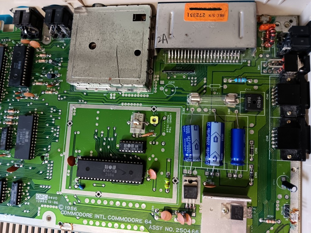 CLEANED, TESTED, WORKING, and RECAPPED NTSC Commodore 64.