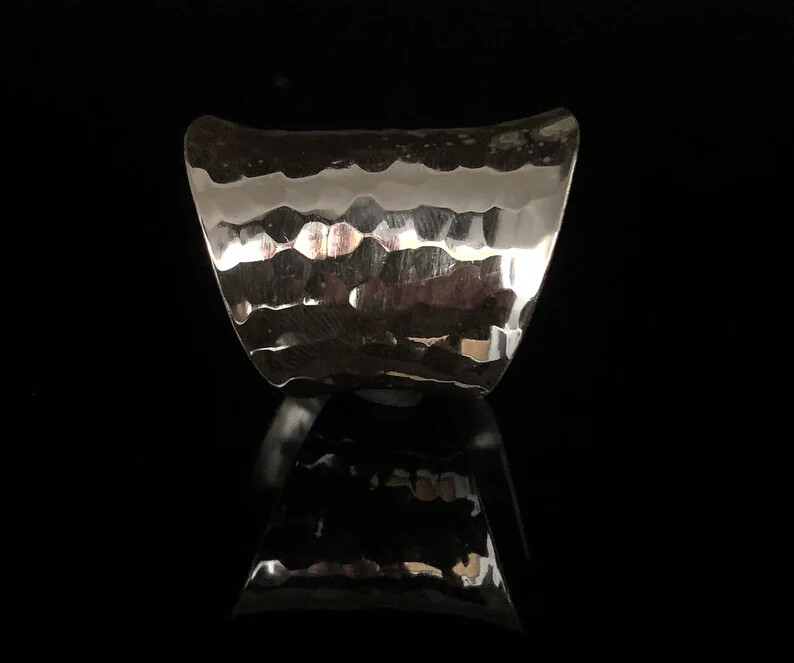 Long Ring Solid 925 Sterling Silver Band &Statement Ring Handmade Ring All size