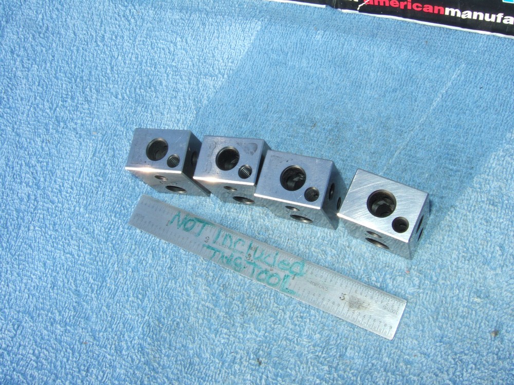 MOORE TOOL Co. BLOCKS (4) BLOCKS PARALLELS TOOLMAKER MACHINIST INSPECTION set A