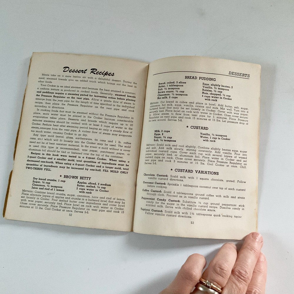 One Presto Control Master Operating User Manual Vintage Appliance