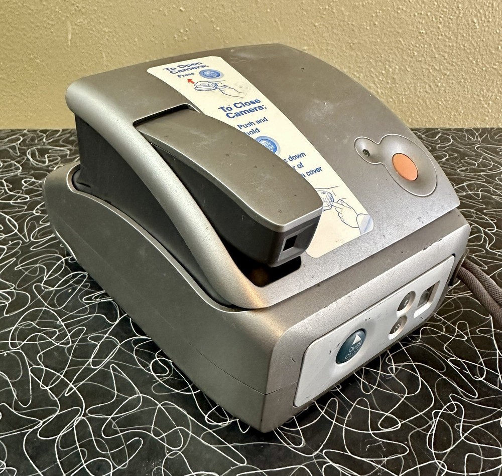 Polaroid One Folding 600 Instant Camera Silver Gray
