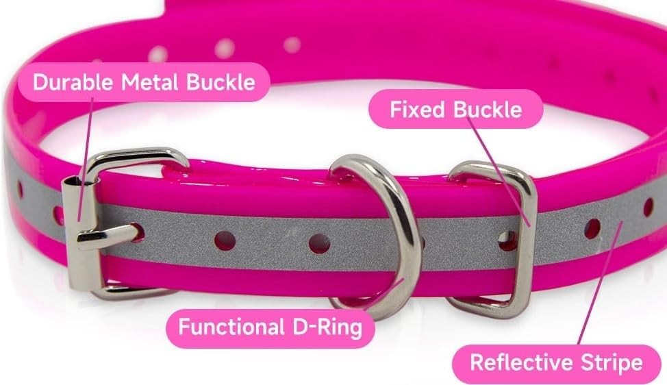 Durable Adjustable Dog Training Collar Strap - 27.5” X ¾” Water-Resistant Design