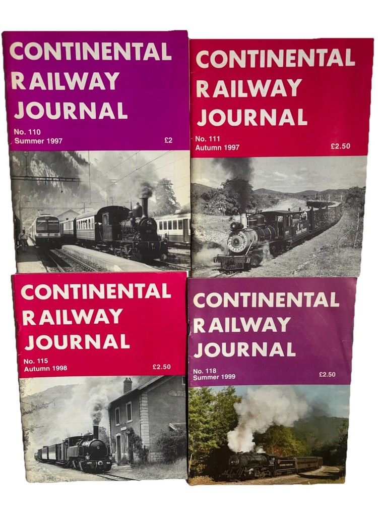 42 Continental Railway Journals Starting - 1989 - 2006. Various Dates.