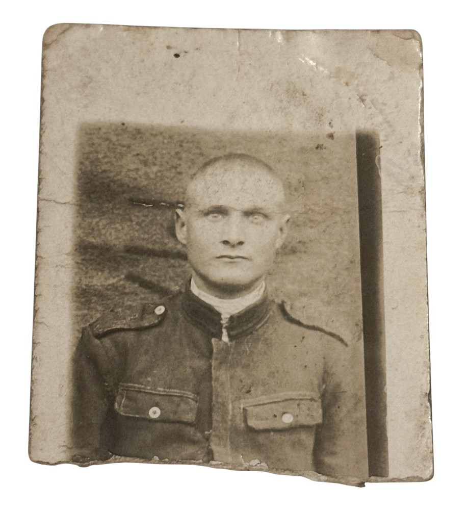 Interwar Romanian Soldier High Collar Uniform