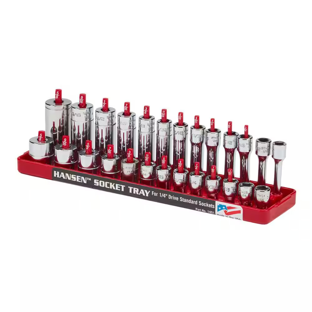 1/4 In. Drive Standard Socket Tray