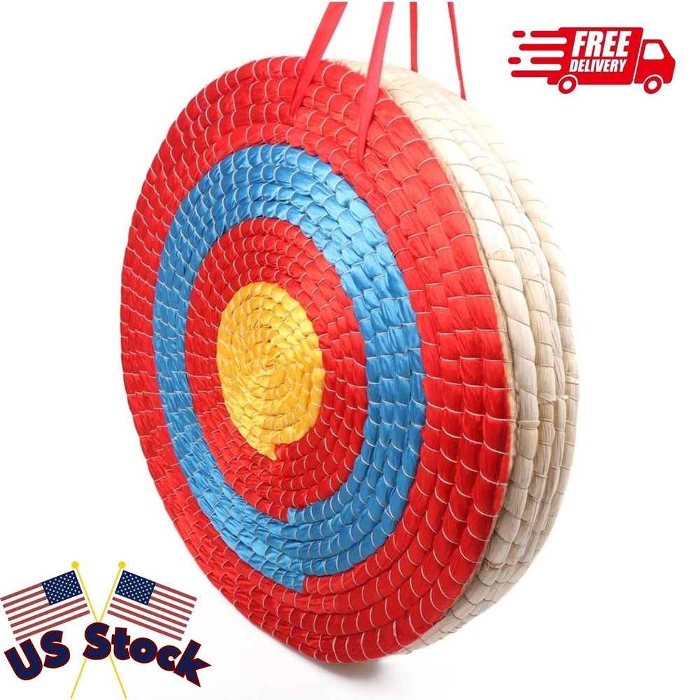 Archery Targets Traditional Solid Straw Round Archery Target Shooting Bow