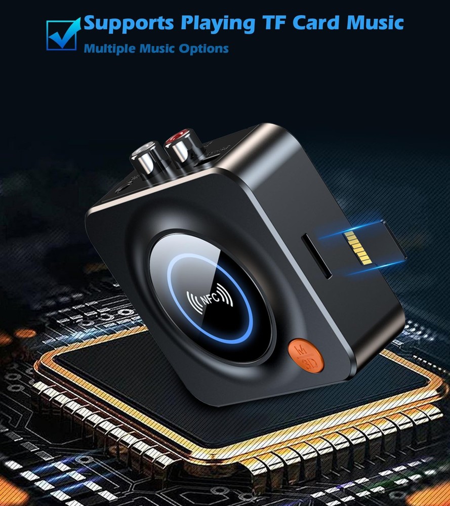 Bluetooth Receiver for Home Stereo, AUX RCA to Bluetooth Adapter for Old Spea...