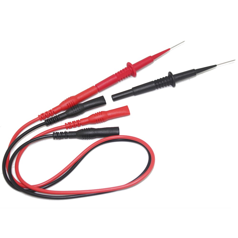 Aidetek sharp stainless needle test leads 4multimeter 600V 1A4mm socket 4FLUKE