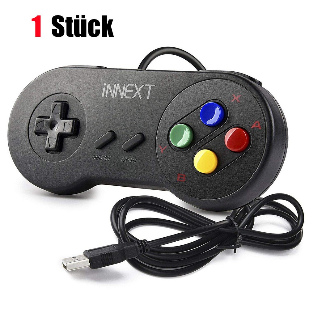 2PCS SNES & NES USB Retro Classic Controller For Raspberry Pi 3/4 PC Win MAC OS