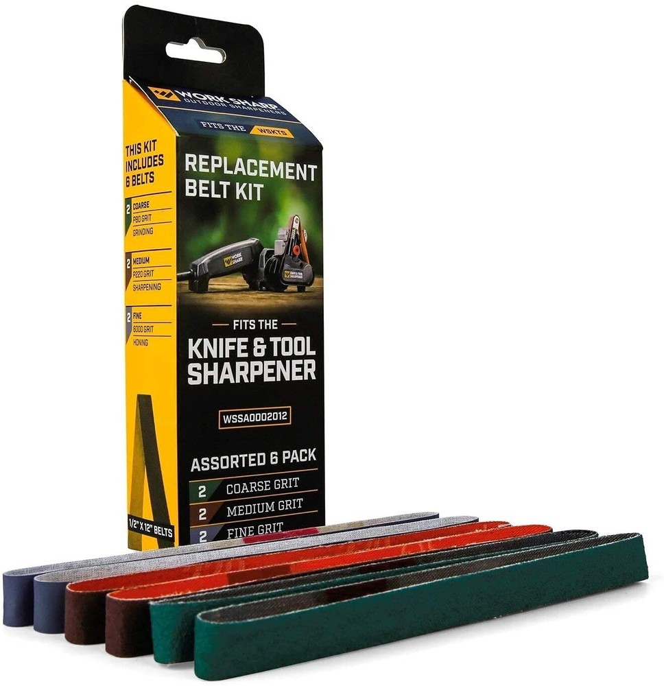 Work Sharp Knife & Tool Sharpener Belt Kit NEW Premium Grade Long Lasting