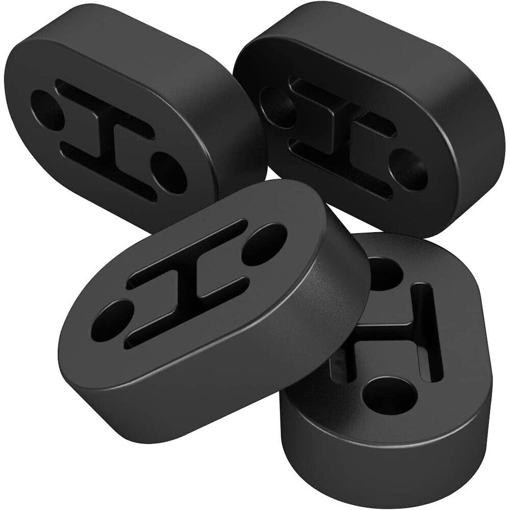 4Pcs Heavy Duty Rubber Exhaust Tail Pipe Mount Bracket Hanger Bushing Insulator