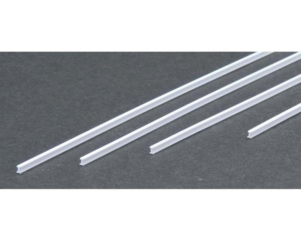 Evergreen Scale Models Polystyrene I-Beam Set (4) (14x.080") [EVG272]