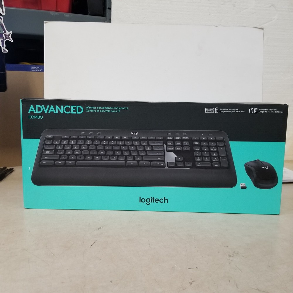 Logitech Advanced Mouse and Keyboard Combo Wireless 920-008981
