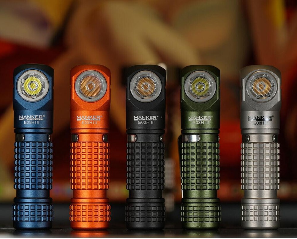 Mankerlight E03H max 1200Lumen AA Headlamp Mini Flashlight +Headband