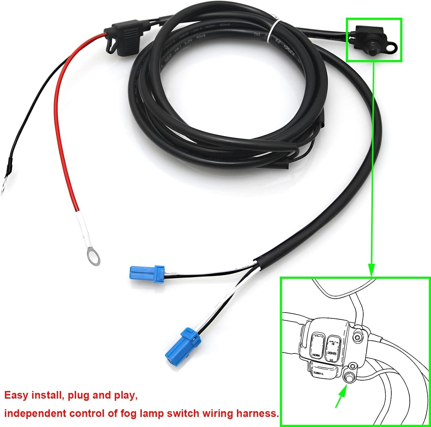 4.5" Passing Fog light housing Bracket mounting for harley touring street glide