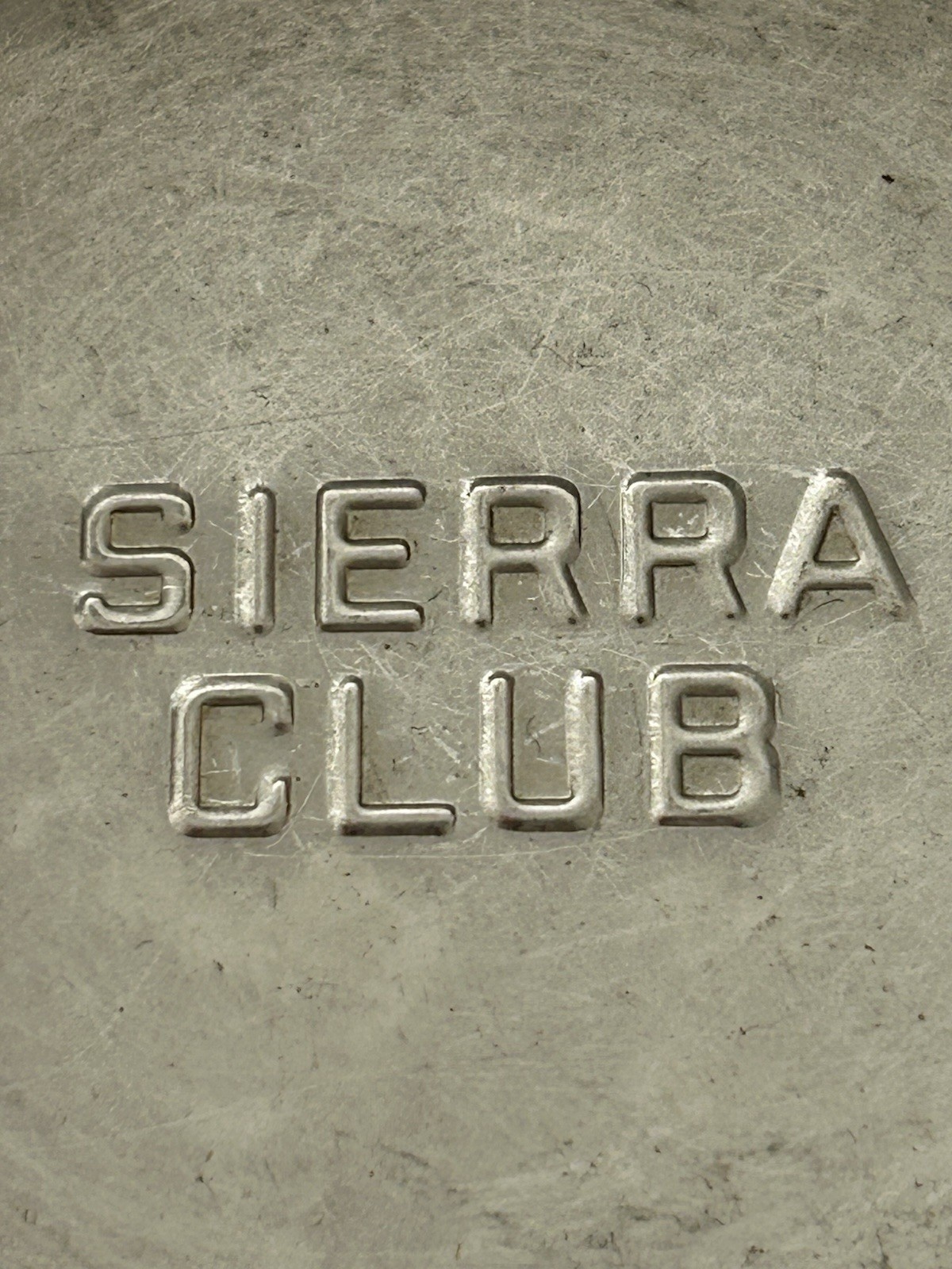 VINTAGE ORIGINAL SIERRA CLUB SIERRA CUP RARE Pre Trademark Stamp EUC
