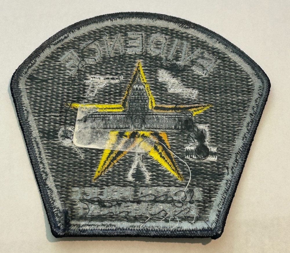 Austin Texas Police Evidence Unit Current Patch Unused