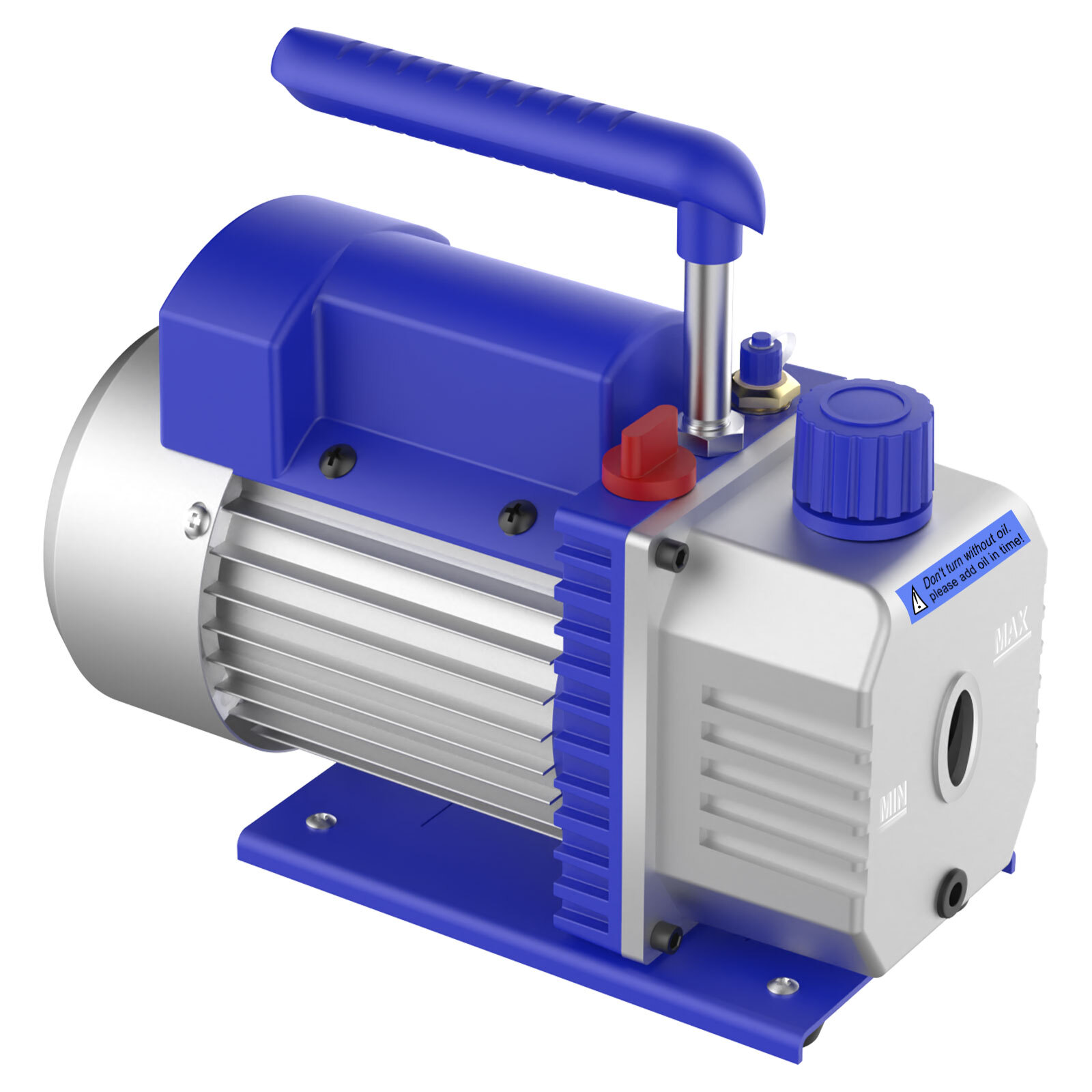 4 CFM 1/3HP Air Vacuum Pump HVAC Manifold Gauge Set AC A/C Refrigeration Kit US