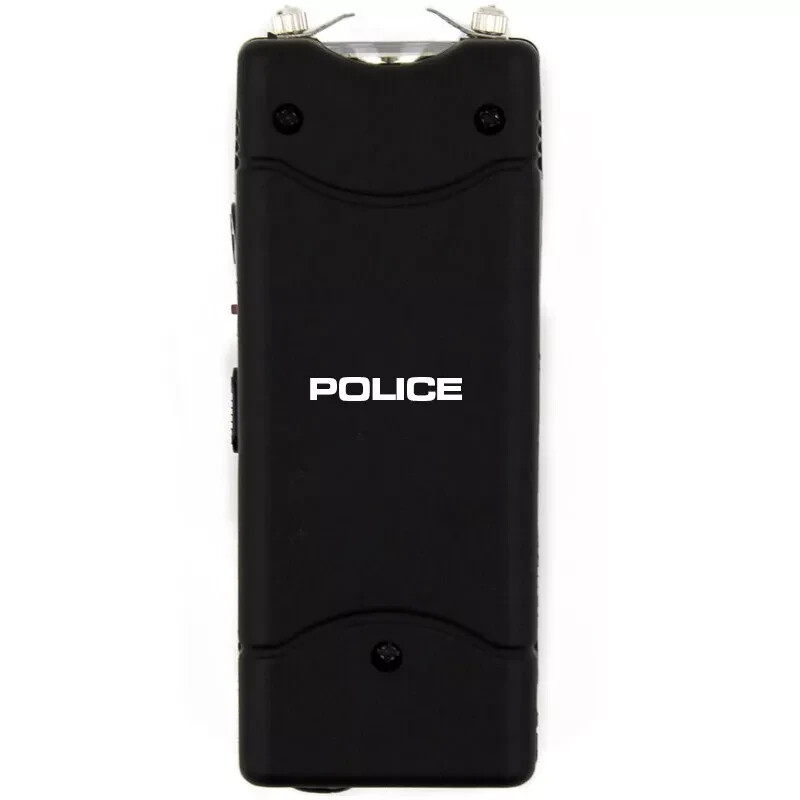 POLICE Stun Gun 801 Mini Rechargeable LED Flashlight Black