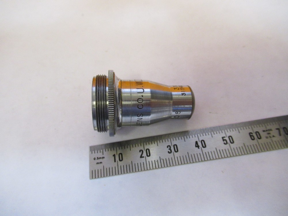 SPENCER 24mm OBJECTIVE LENS MICROSCOPE PART AS PICTURED Q9-FT-96