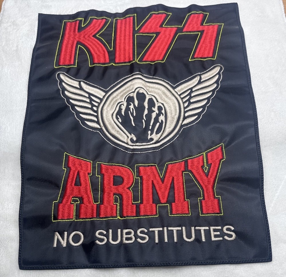 KISS Army - Big Sew-on Patch, 10.75 X 9.25 X 13 Inch