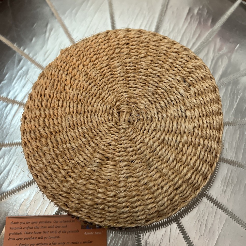 TANZANIA SCHOOL FOUNDATION BEADED BASKET
