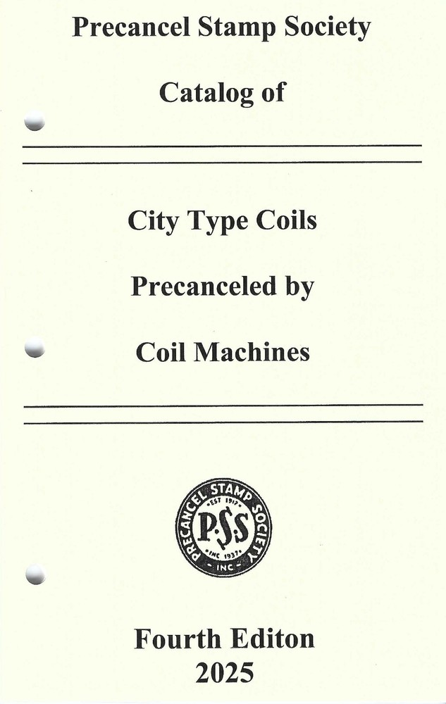 PSS Catalog of US City Type Coils,  4th Ed, (2025) – NEW