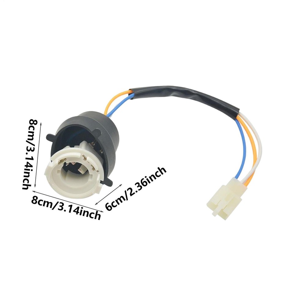 Multi-Purpose Lamp Socket LED Headlight Bulb Adapter Holder Socket for Scooter