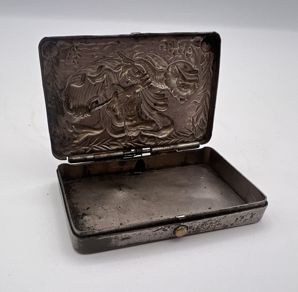 Poseidon Neptune Trident Match Pill Snuff Box