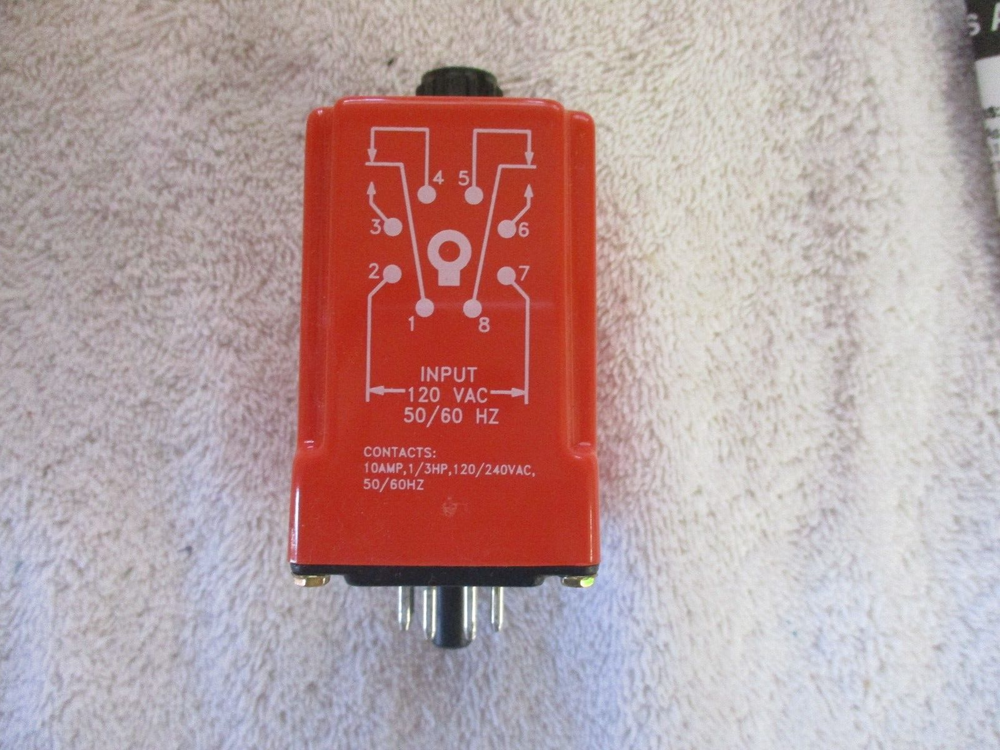 NIB ncc Solid State Time Delay Relay .05-5SEC 120V T1K-00005-461