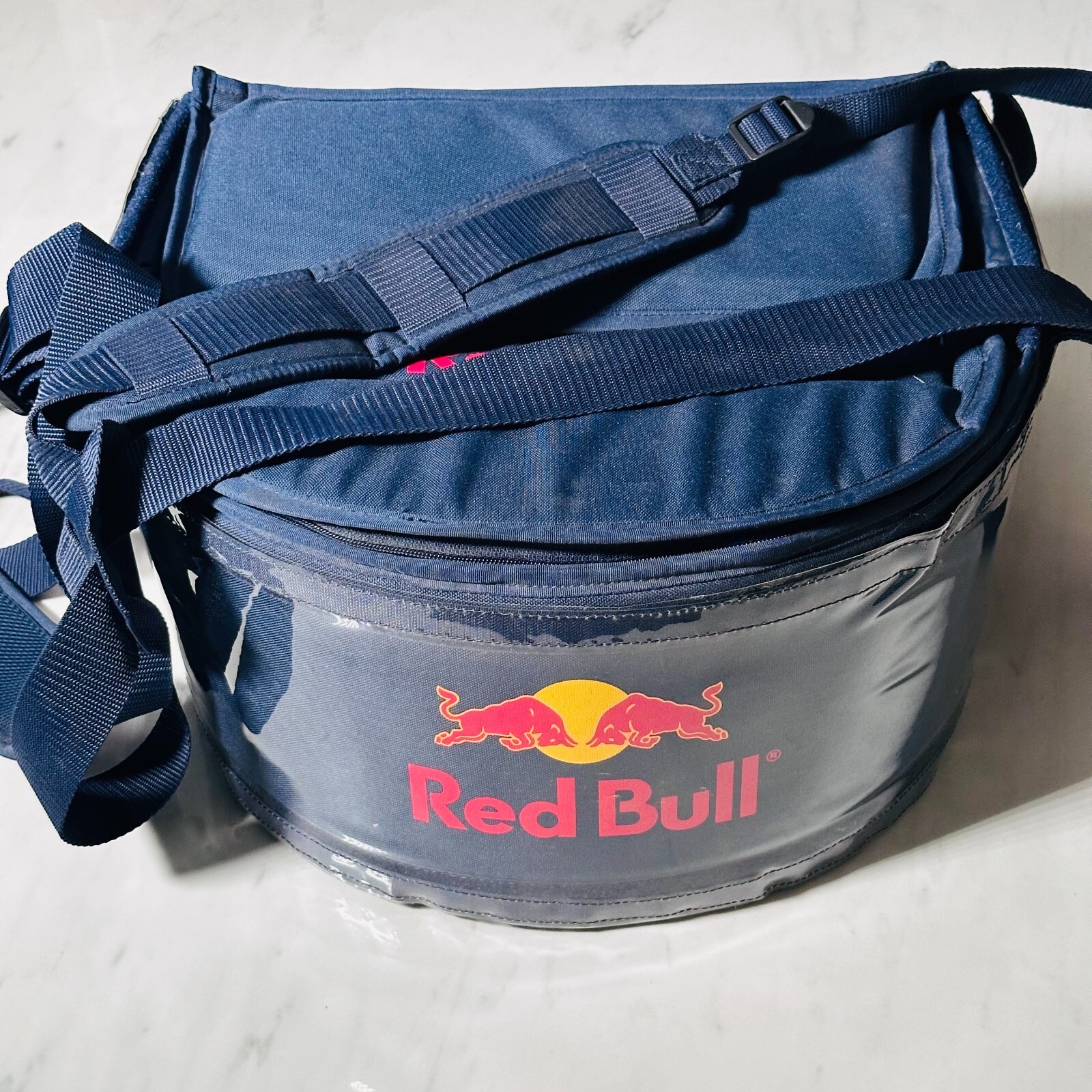 Red Bull Blue Stadium Beverage Vendor Concessions Belly Tray Cooler 14x16x8 RARE