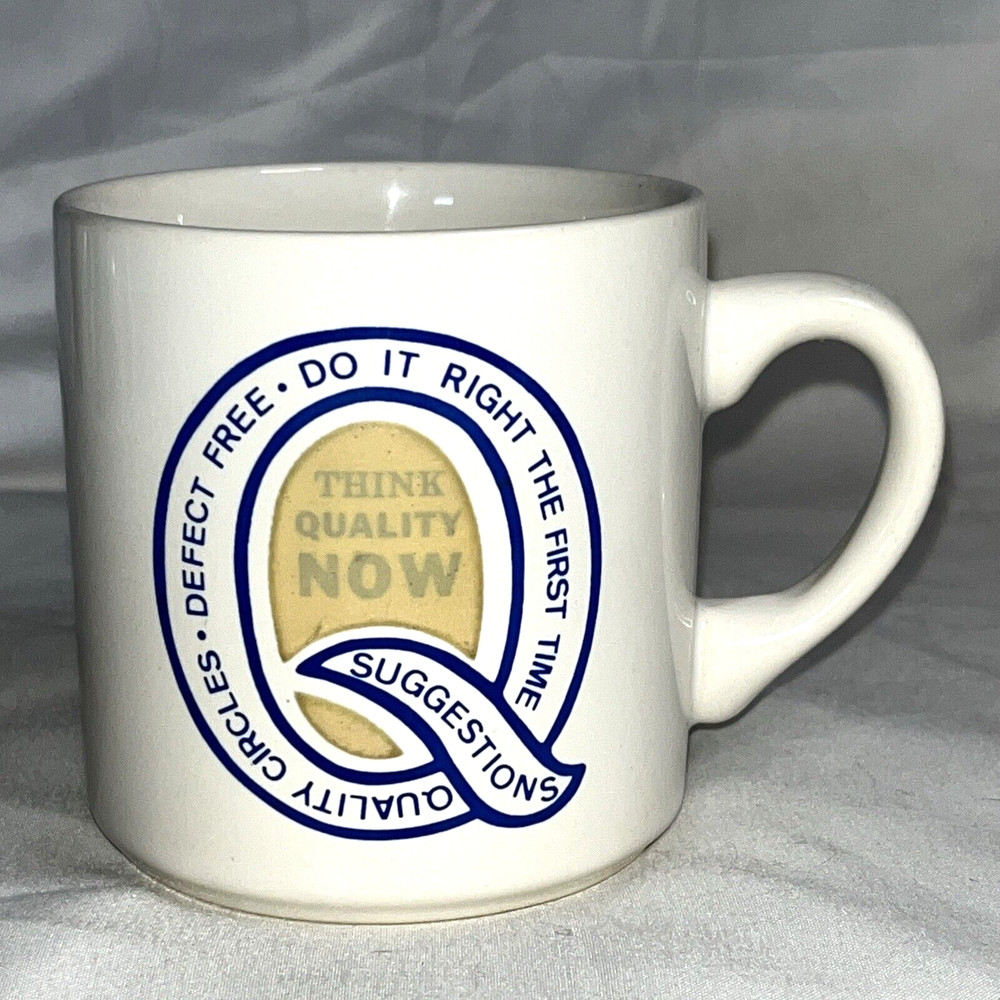 IBM Mug Computers Electronics Hartford Quality White Ceramic Promotional