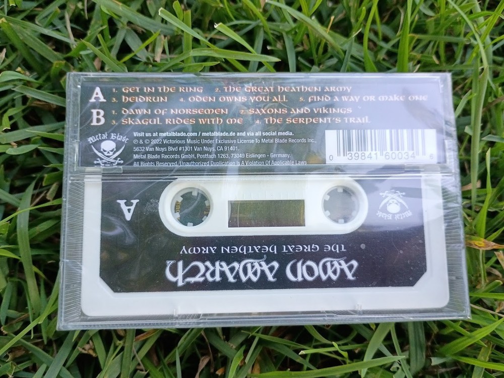 ---NEW sealed ltd ed Amon Amarth “The Great Heathen Army” cassette tape